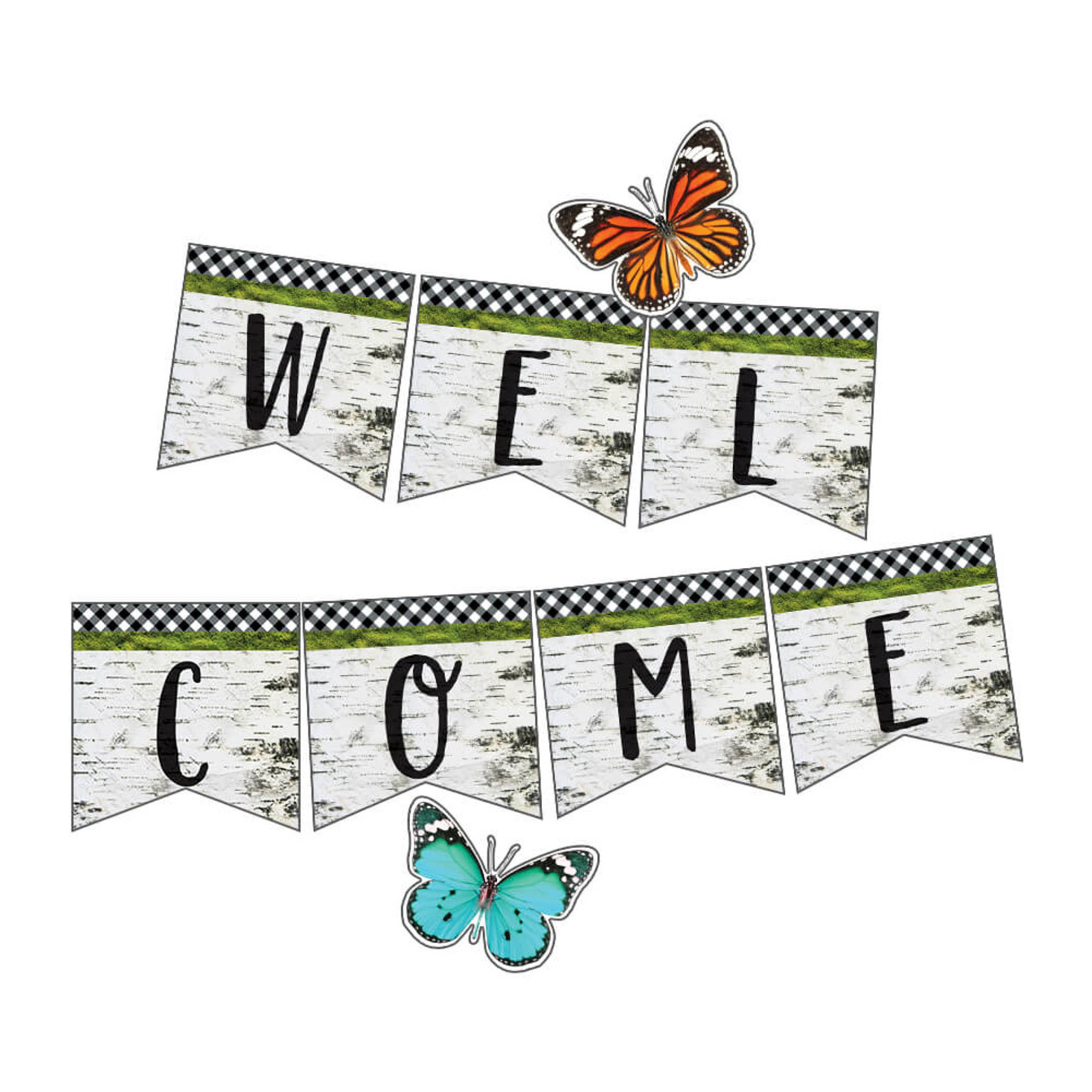 CARSON DELLOSA PUBLISHING CO Woodland Whimsy Welcome Bulletin Board Set
