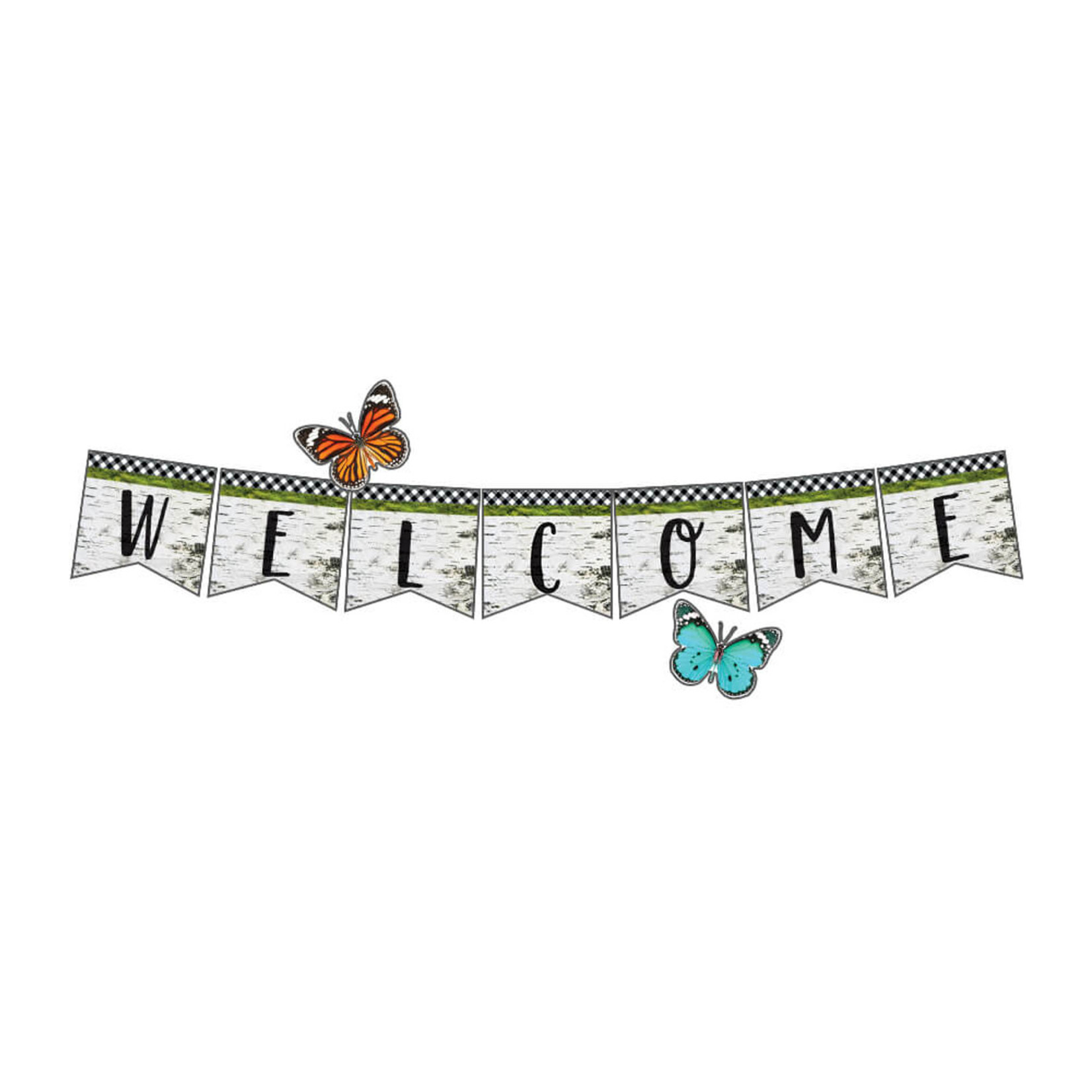 CARSON DELLOSA PUBLISHING CO Woodland Whimsy Welcome Bulletin Board Set
