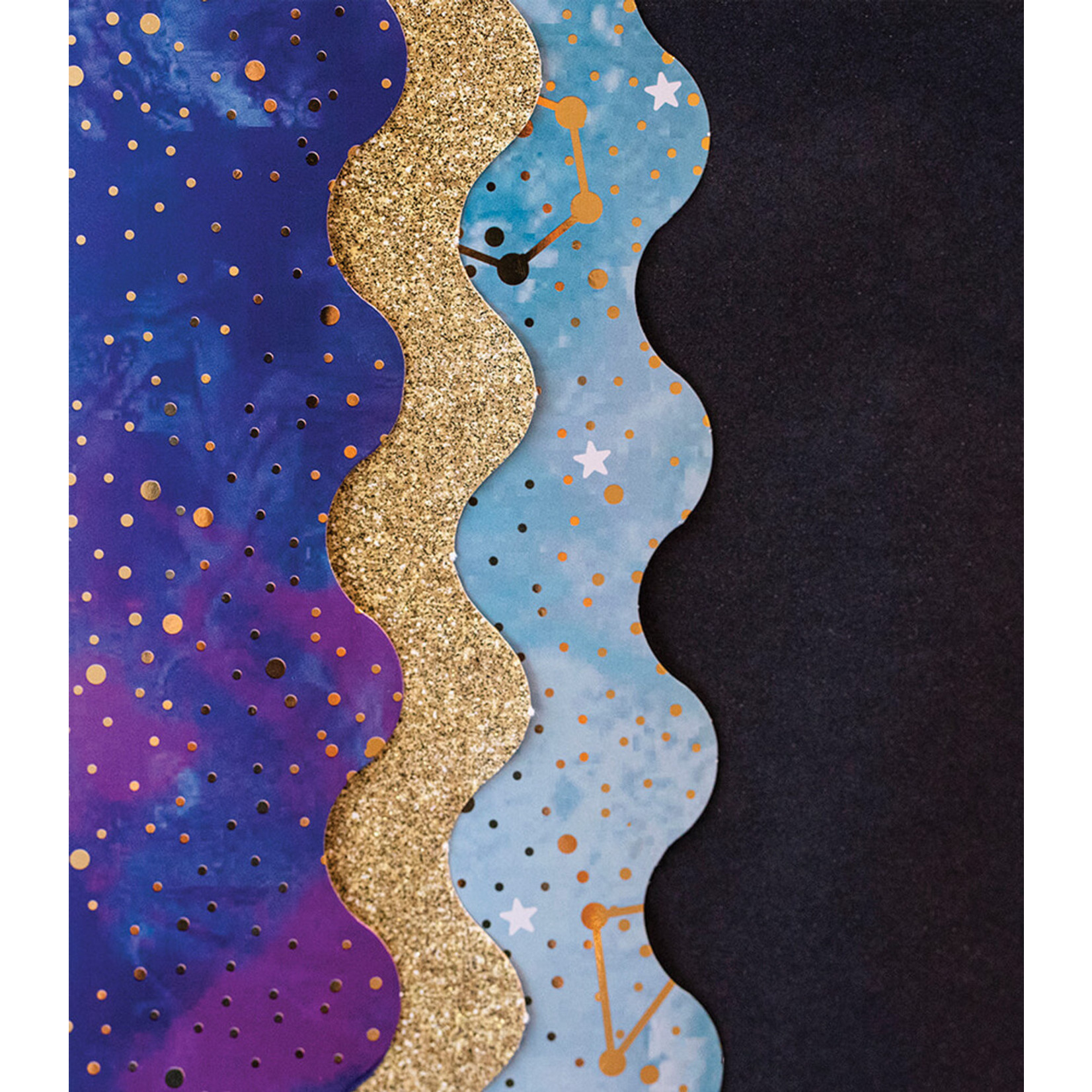 CARSON DELLOSA PUBLISHING CO Galaxy Constellations Scalloped Borders