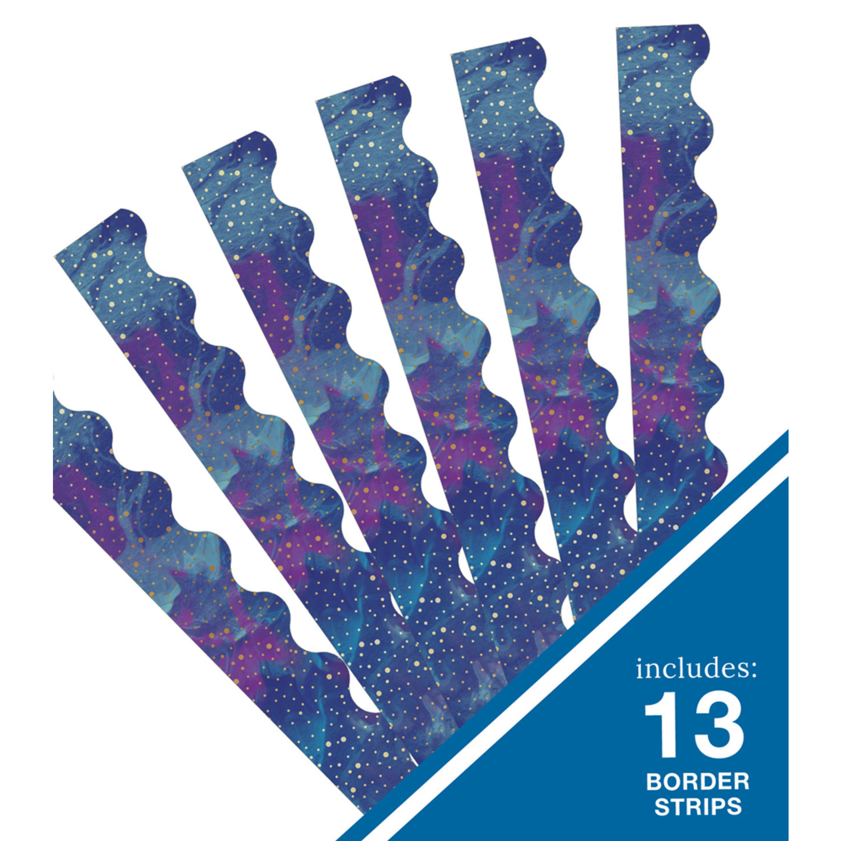 CARSON DELLOSA PUBLISHING CO Galaxy Scalloped Borders