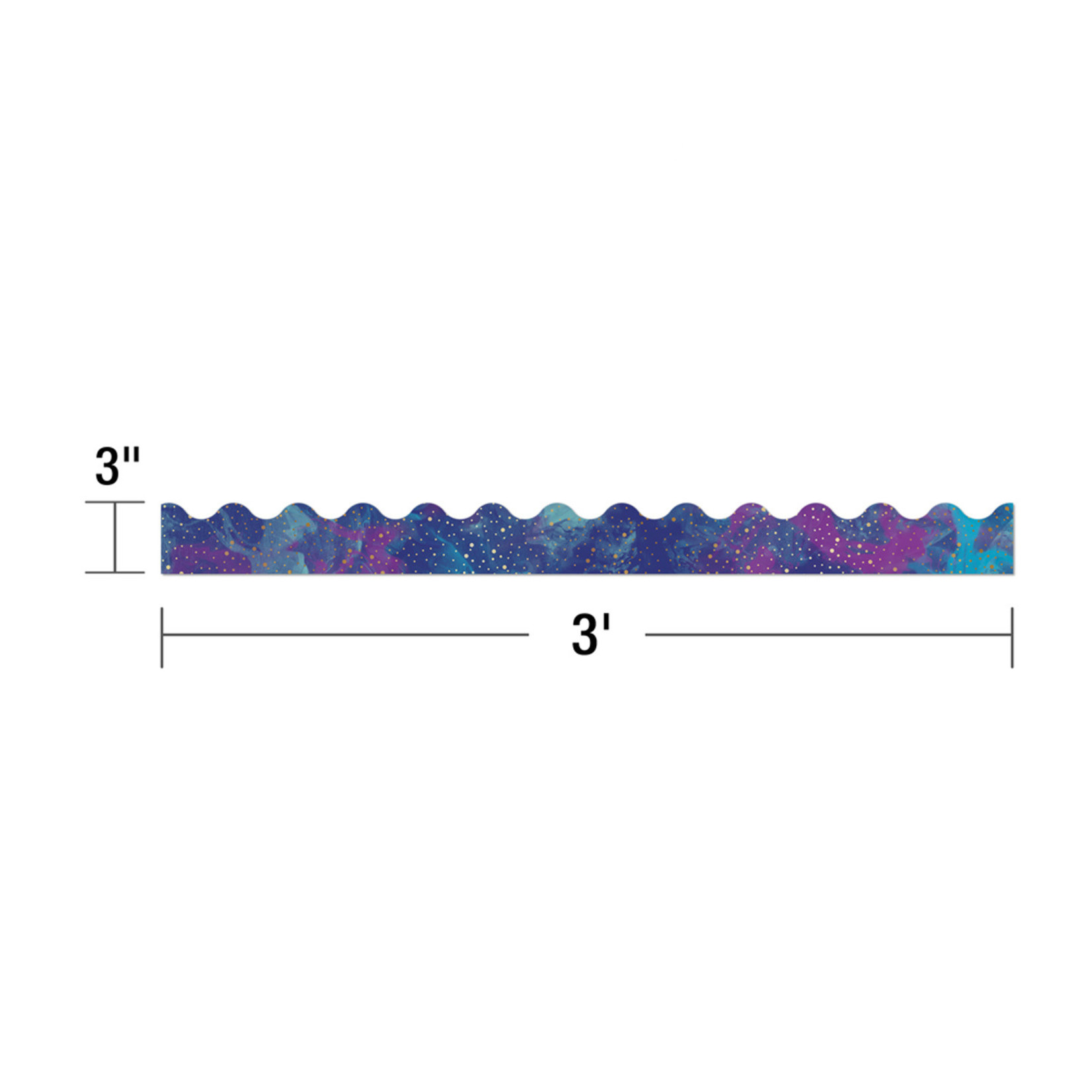 CARSON DELLOSA PUBLISHING CO Galaxy Scalloped Borders