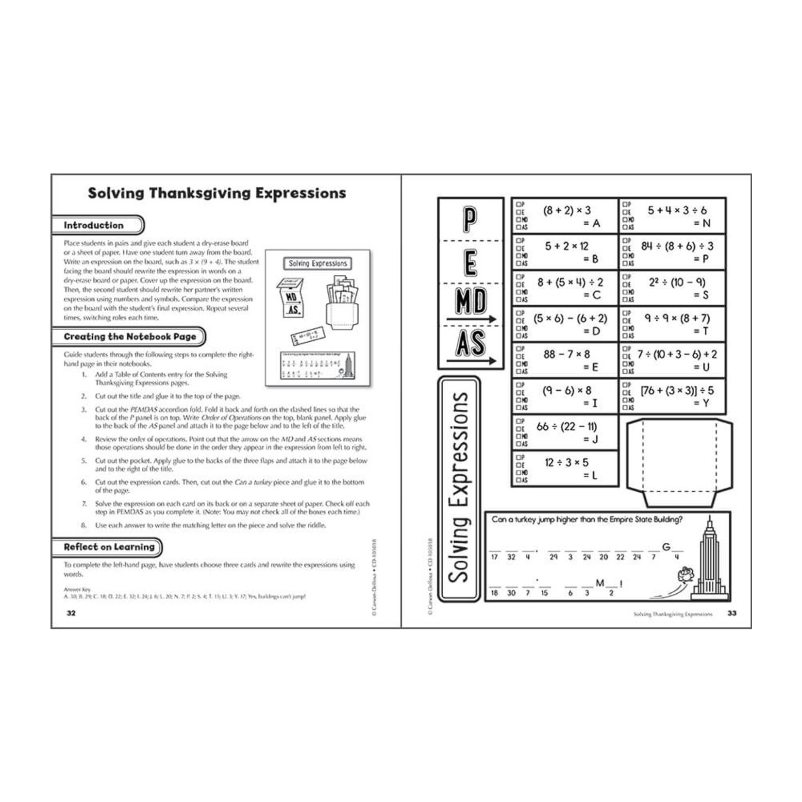 CARSON DELLOSA PUBLISHING CO Interactive Notebooks: Seasonal Resource Book Grade 5