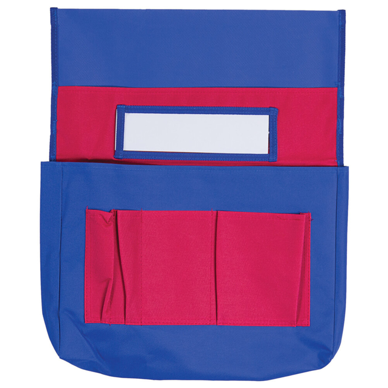 CARSON DELLOSA PUBLISHING CO Chairback Buddy™ Blue and Red Pocket Chart Storage Grade PK-8