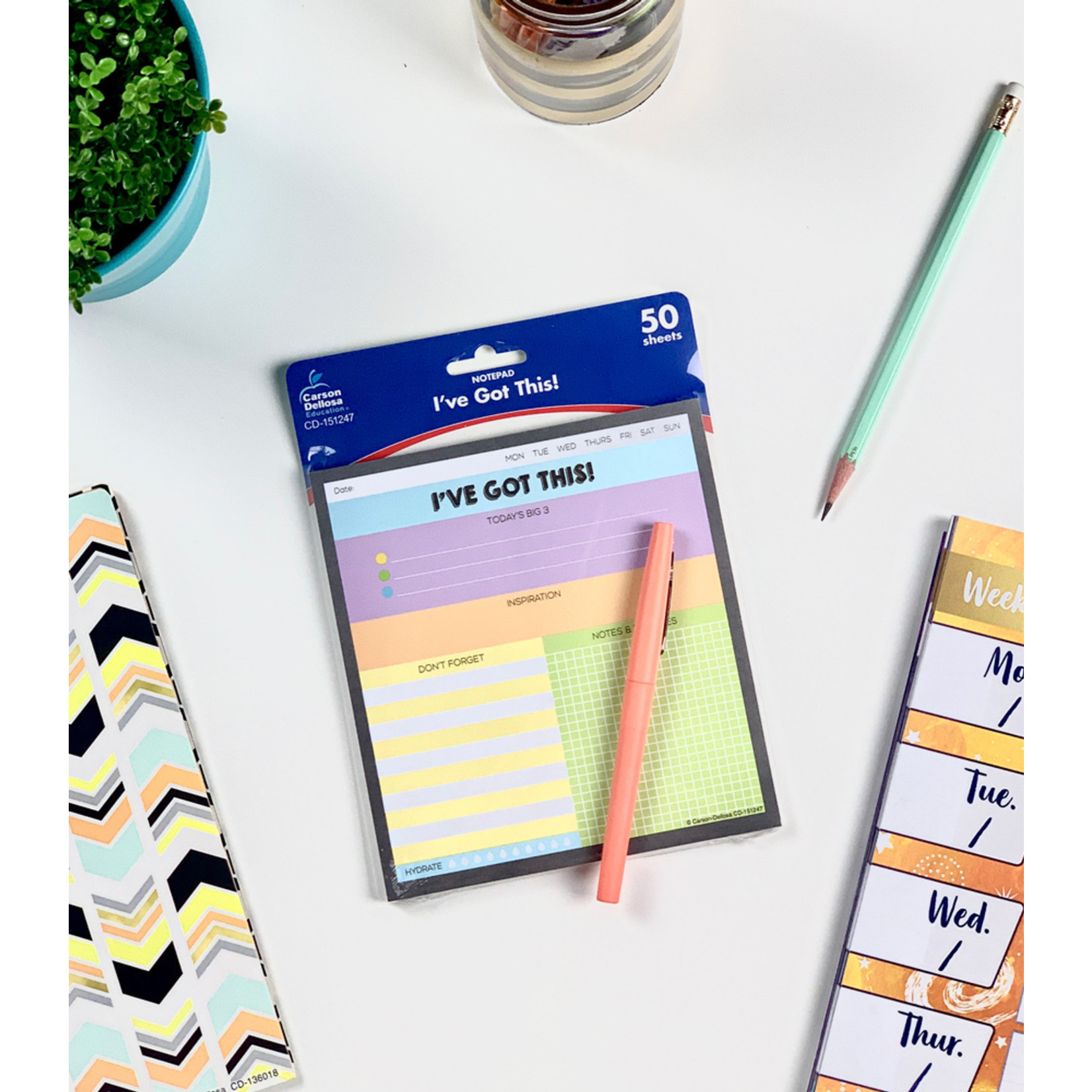 CARSON DELLOSA PUBLISHING CO I've Got This! Notepad