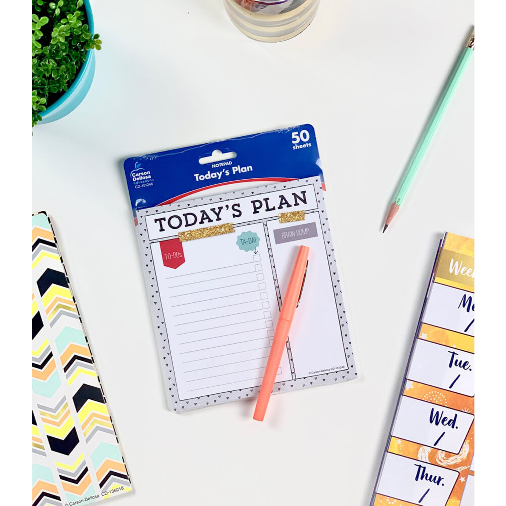 CARSON DELLOSA PUBLISHING CO Today's Plan Notepad