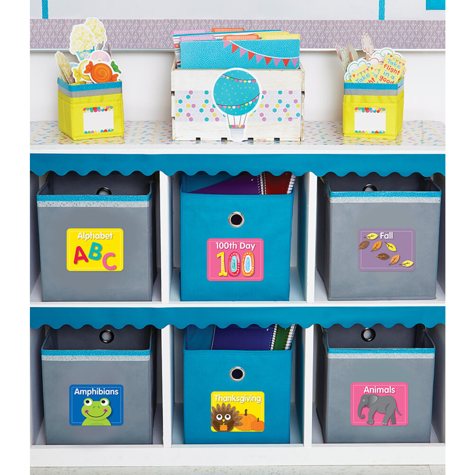 CARSON DELLOSA PUBLISHING CO Library Labels Mini Cut-Outs
