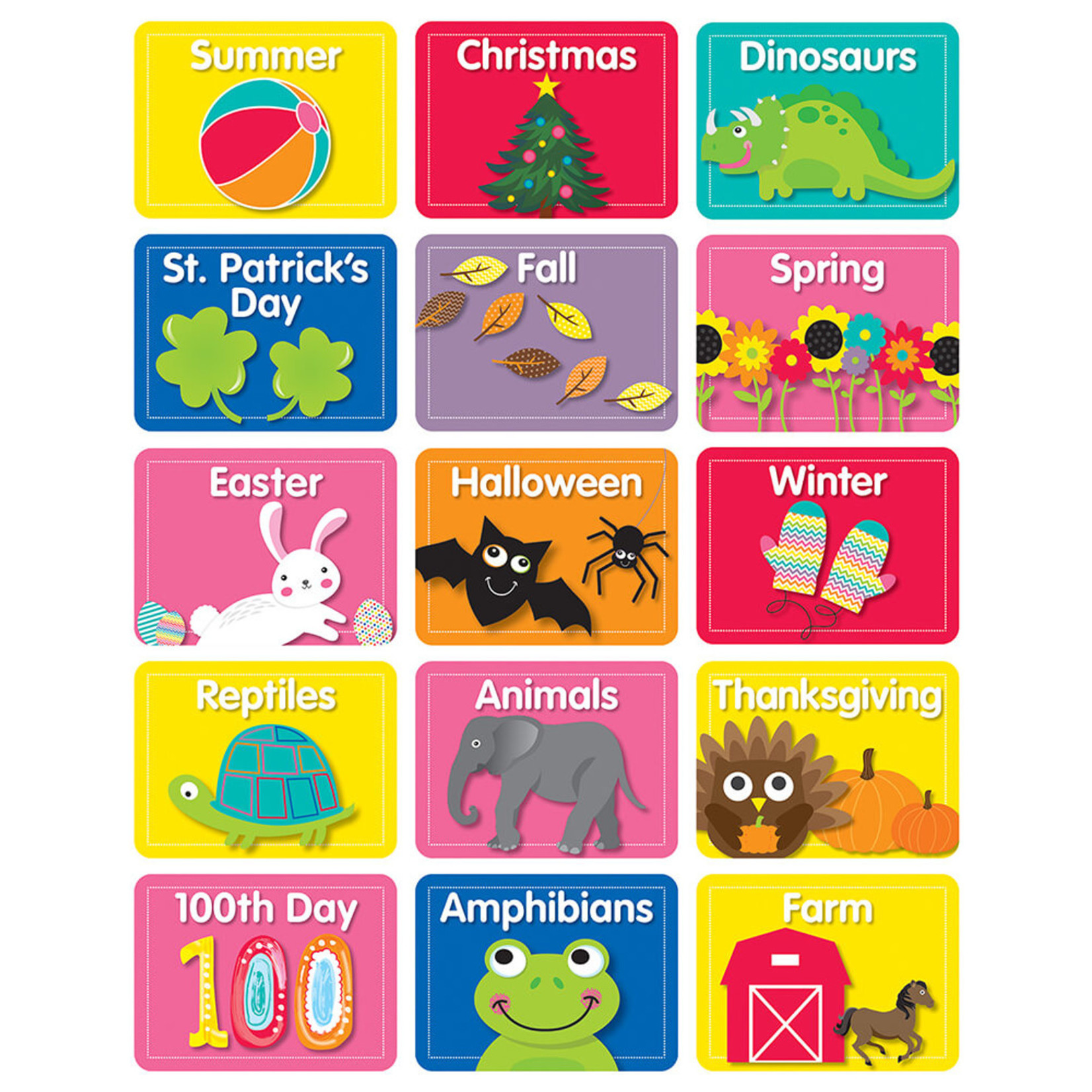 CARSON DELLOSA PUBLISHING CO Library Labels Mini Cut-Outs