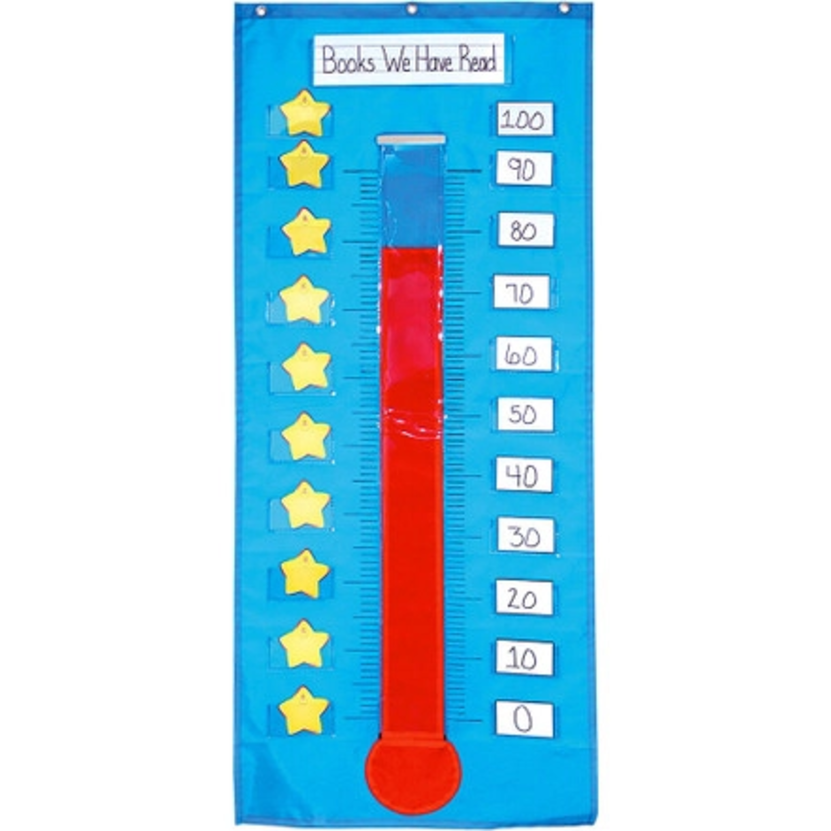 CARSON DELLOSA PUBLISHING CO Thermometer/Goal Gauge Pocket Chart