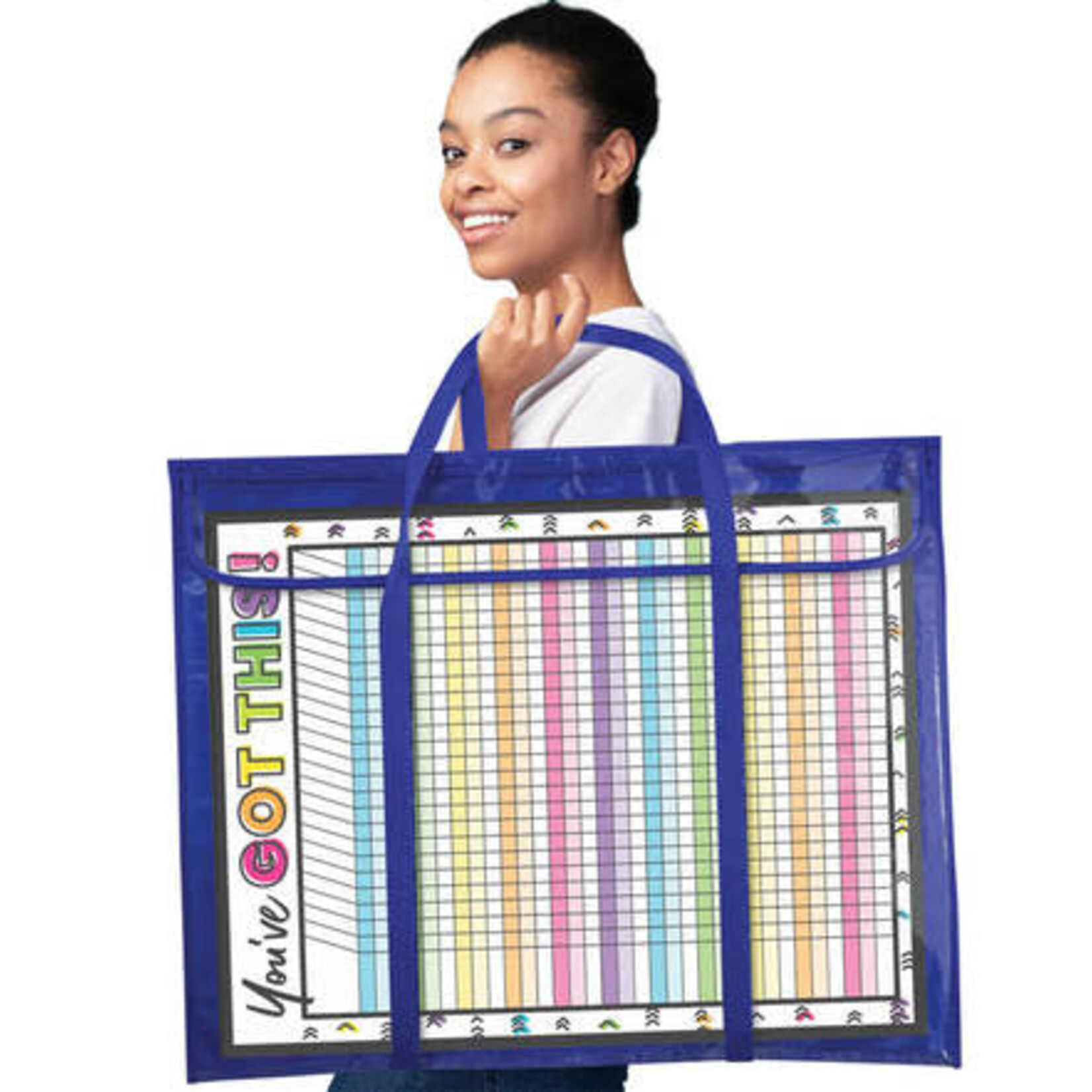 CARSON DELLOSA PUBLISHING CO Deluxe Bulletin Board Storage Pocket Chart Storage