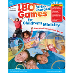CARSON DELLOSA PUBLISHING CO 180 Faith-Charged Games for Children’s Ministry Resource Book Grade K-5 Paperback