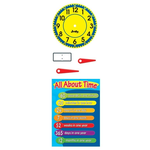 CARSON DELLOSA PUBLISHING CO Judy® Clock Bulletin Board Set Grade K-3