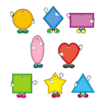 CARSON DELLOSA PUBLISHING CO Shapes Bulletin Board Set Grade PK-2