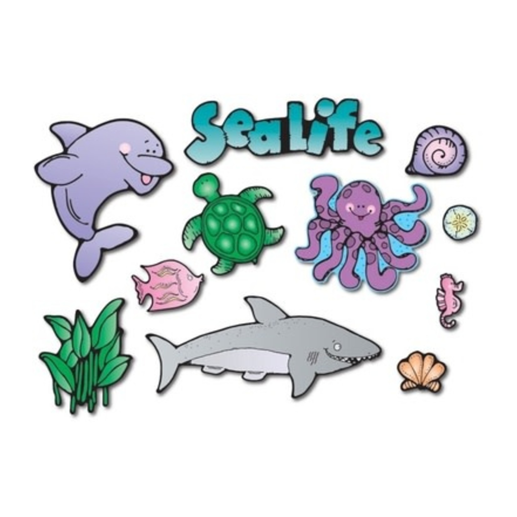 CARSON DELLOSA PUBLISHING CO Sea Life Bulletin Board Set