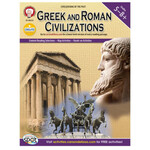 CARSON DELLOSA PUBLISHING CO Greek and Roman Civilizations Resource Book Grade 5-8 Paperback