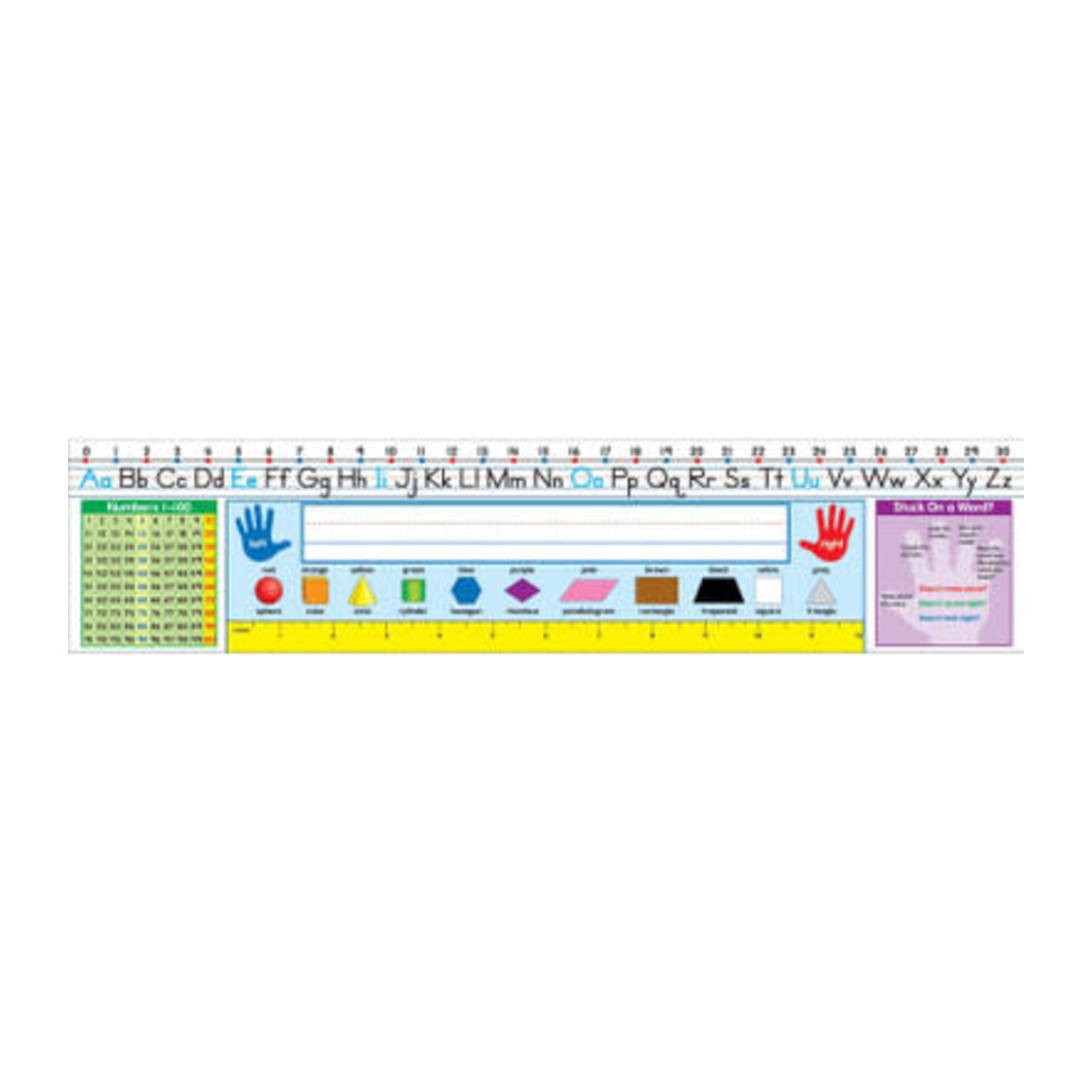 CARSON DELLOSA PUBLISHING CO Quick Stick Traditional Manuscript Nameplates Grade 1-2