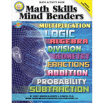 CARSON DELLOSA PUBLISHING CO Math Skills Mind Benders Resource Book Grade 6-12