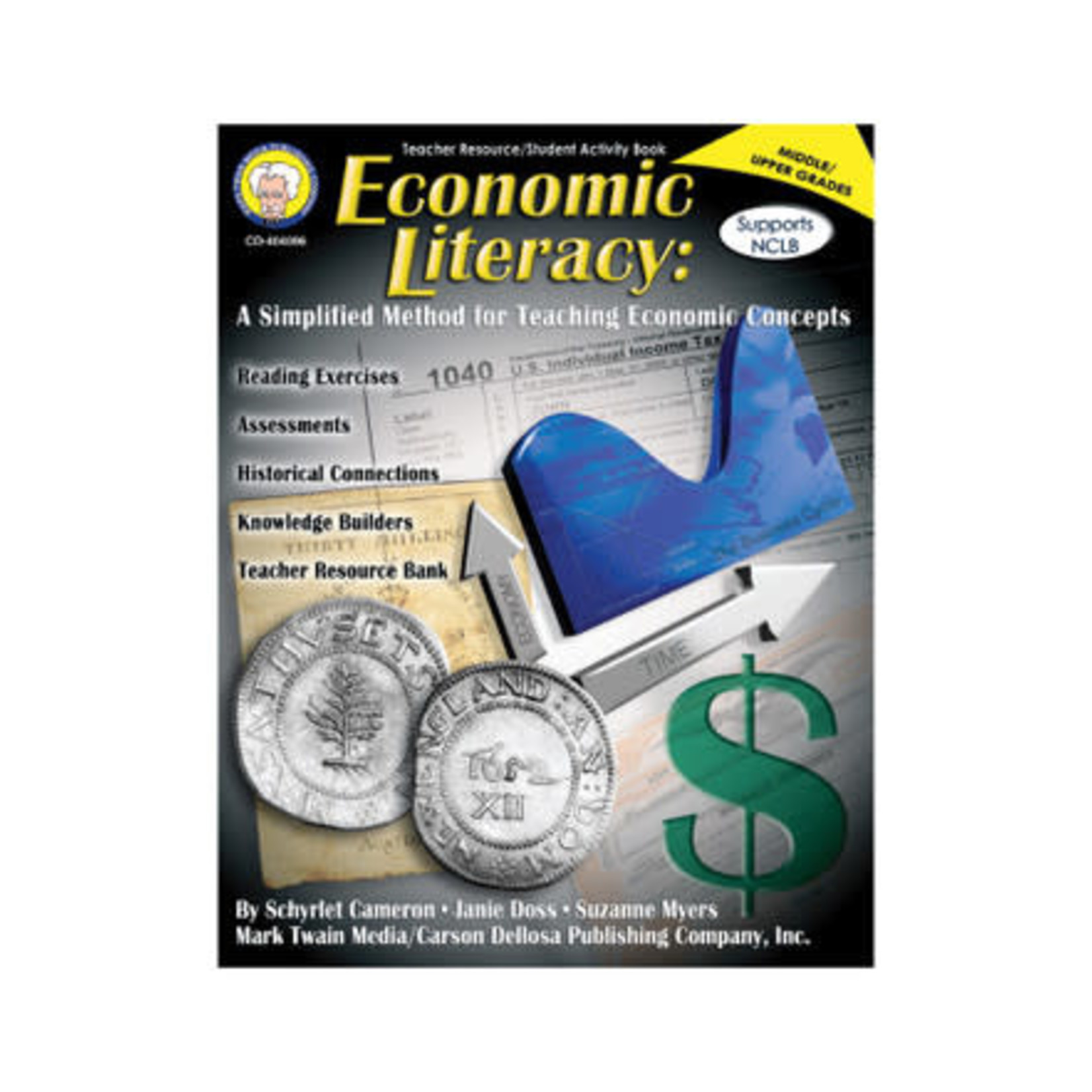 CARSON DELLOSA PUBLISHING CO Economic Literacy Resource Book Grade 6-12