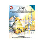 CARSON DELLOSA PUBLISHING CO Ancient to Present Egypt and the Middle East Resource Book Grade 5-8
