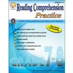 CARSON DELLOSA PUBLISHING CO Reading Comprehension Practice Resource Book Grade 7-8