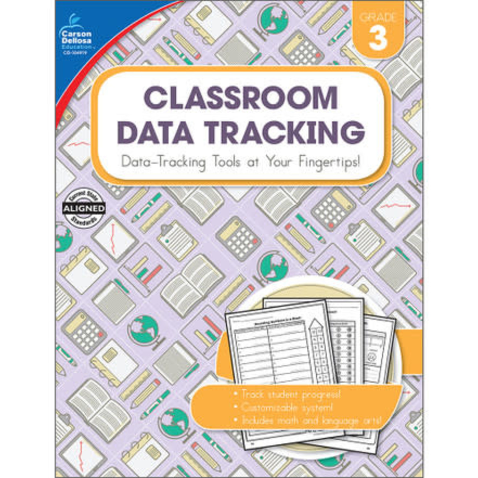 CARSON DELLOSA PUBLISHING CO Classroom Data Tracking Resource Book Grade K