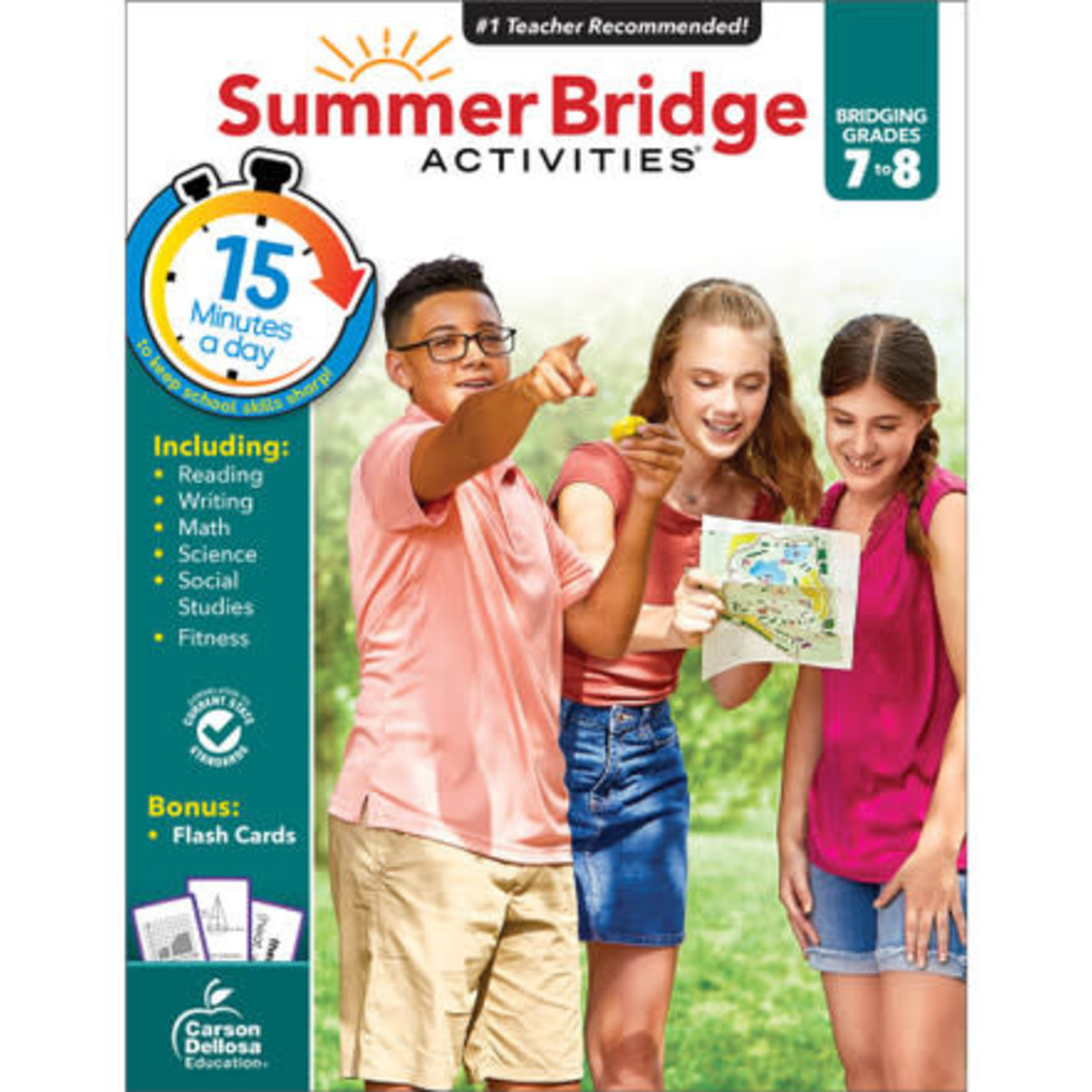 CARSON DELLOSA PUBLISHING CO Summer Bridge Activities® Workbook Grade 7-8