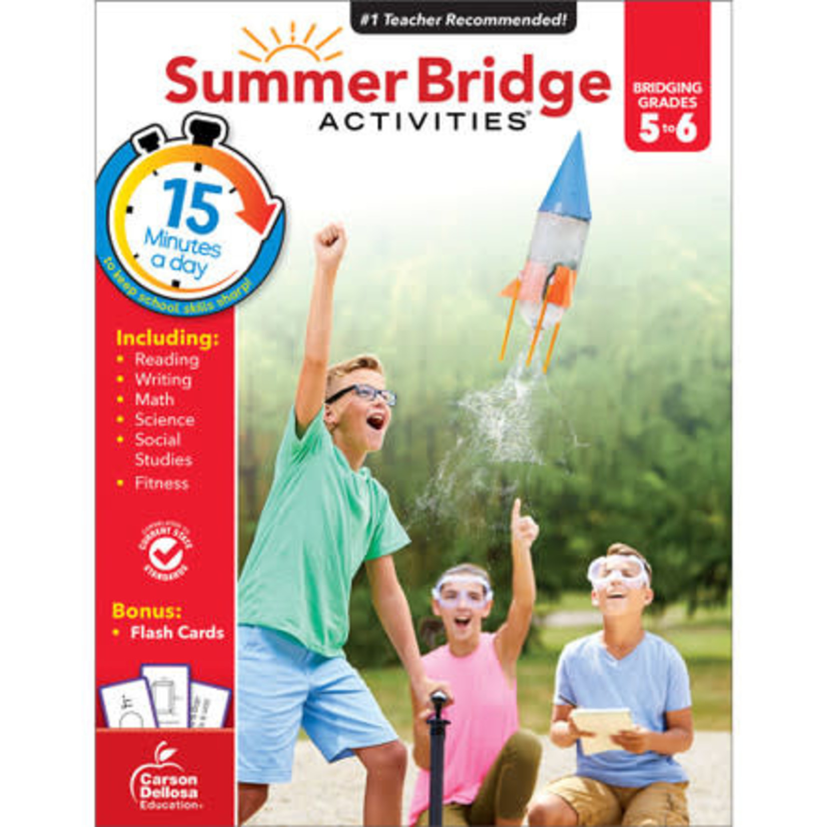 CARSON DELLOSA PUBLISHING CO Summer Bridge Activities® Workbook Grade 5-6