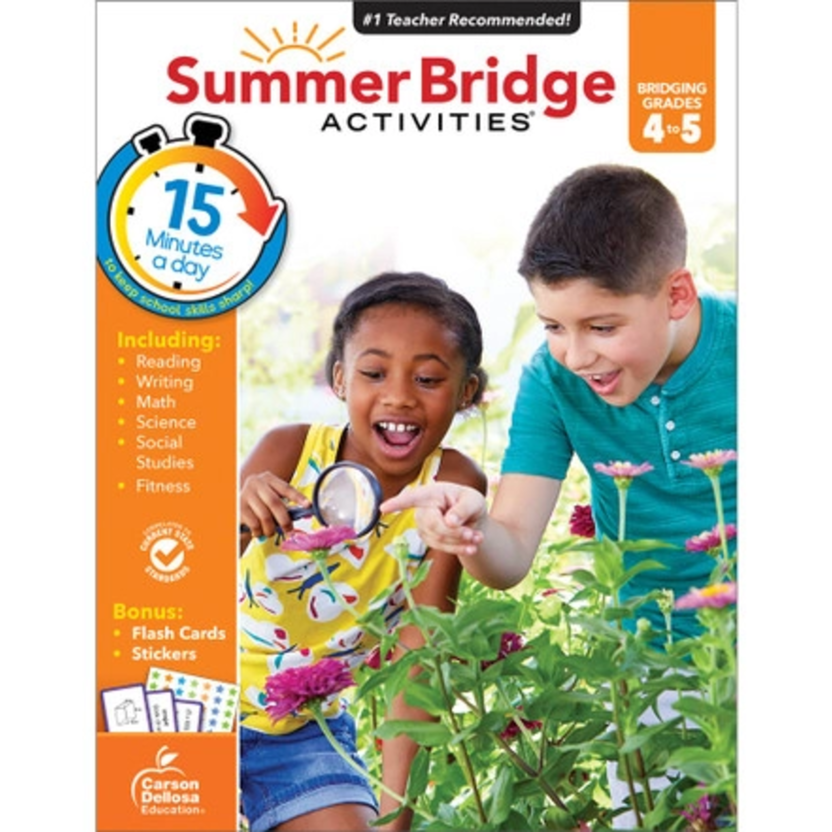 CARSON DELLOSA PUBLISHING CO Summer Bridge Activities® Workbook Grade 4-5