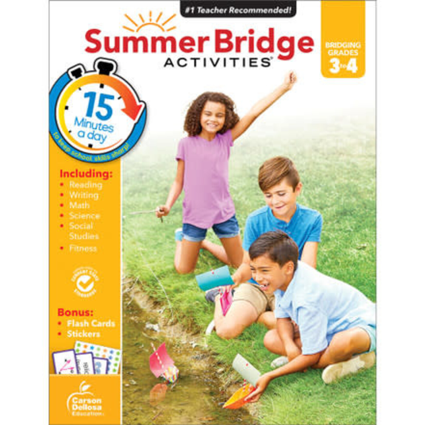 CARSON DELLOSA PUBLISHING CO Summer Bridge Activities® Workbook Grade 3-4