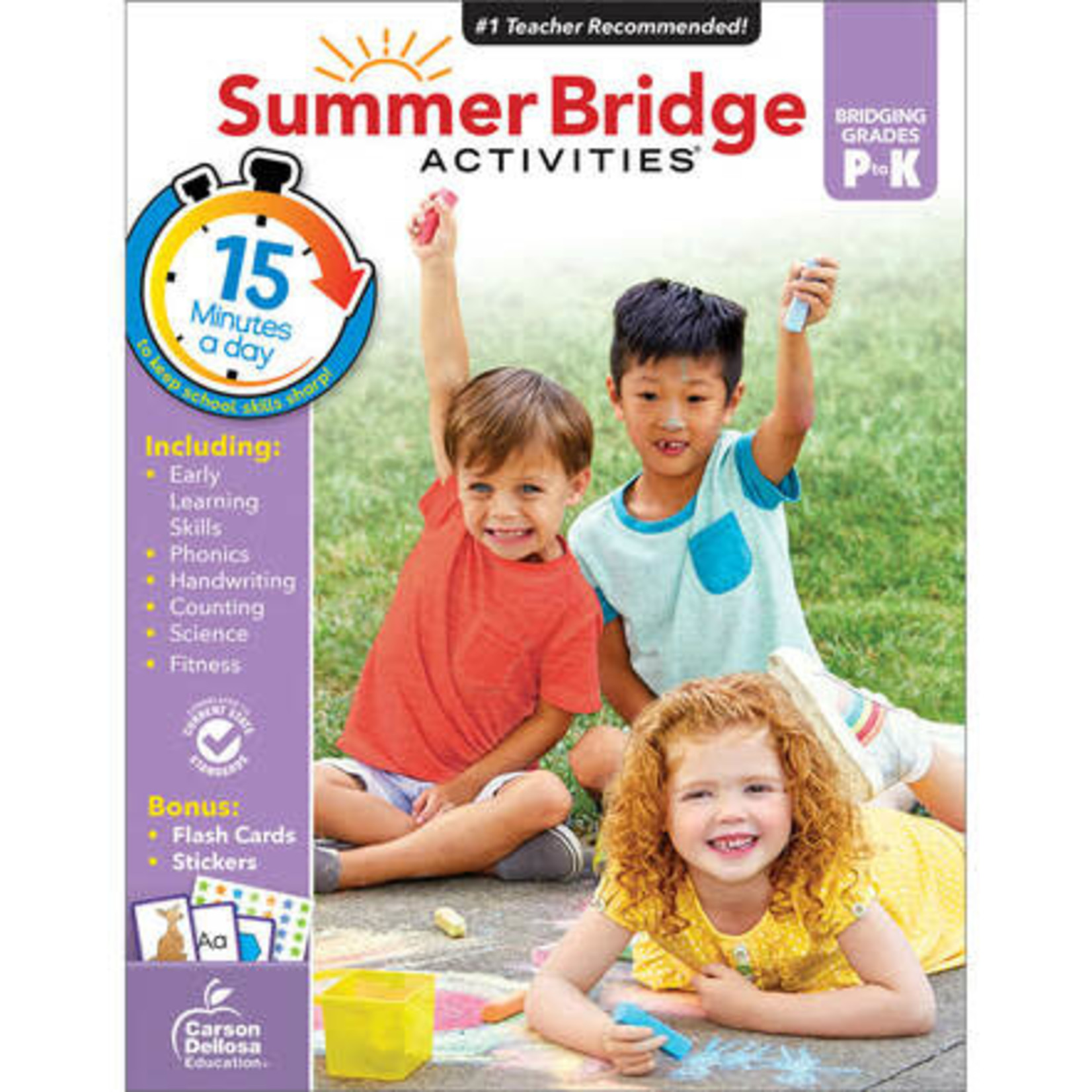 CARSON DELLOSA PUBLISHING CO Summer Bridge Activities Workbook Grade PK-K