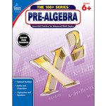 CARSON DELLOSA PUBLISHING CO Pre-Algebra Workbook Grade 6-8 Paperback