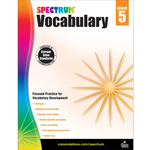 CARSON DELLOSA PUBLISHING CO Spectrum Vocabulary Workbook Grade 5
