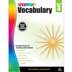 CARSON DELLOSA PUBLISHING CO Spectrum Vocabulary Workbook Grade 3