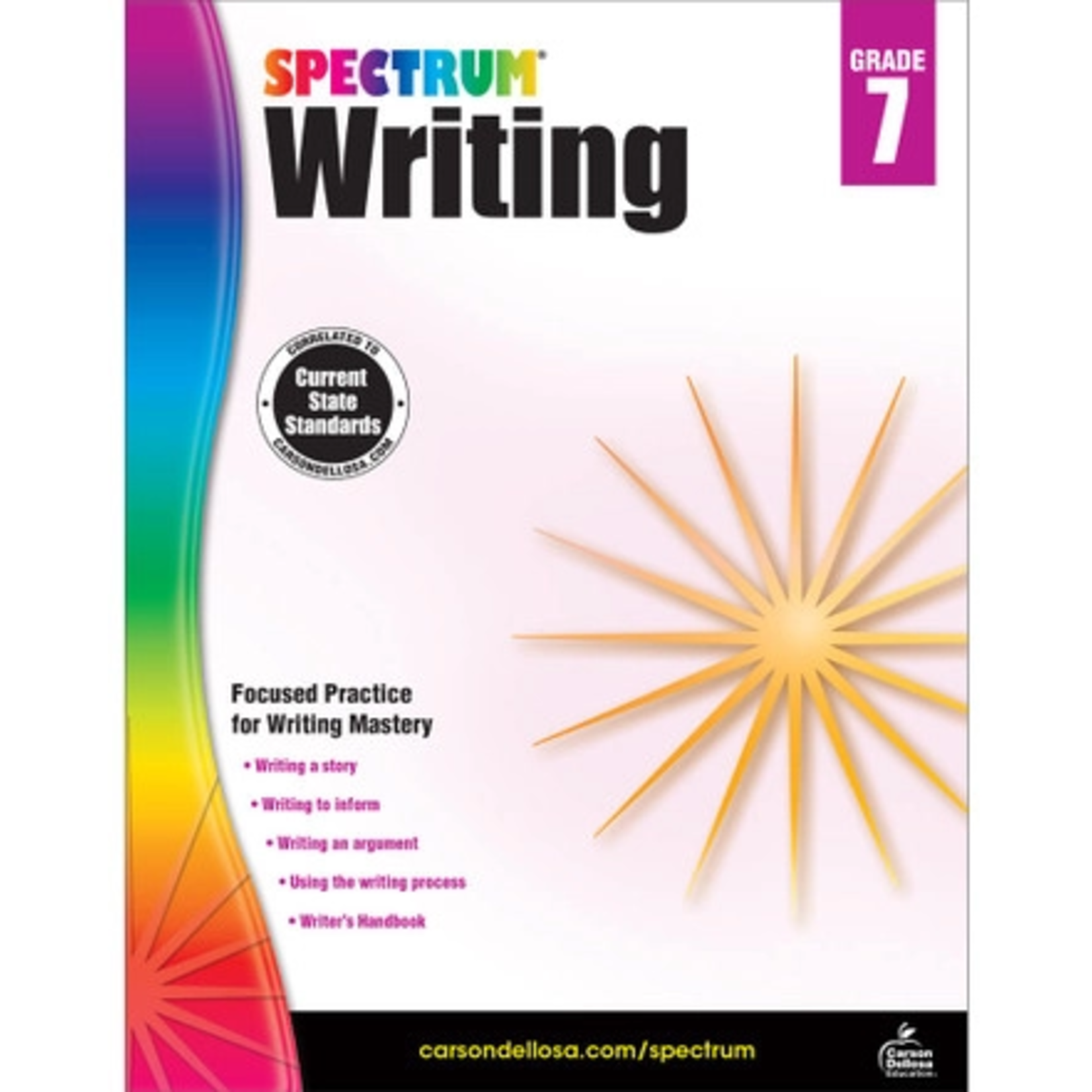 CARSON DELLOSA PUBLISHING CO Spectrum Writing Workbook Grade 7
