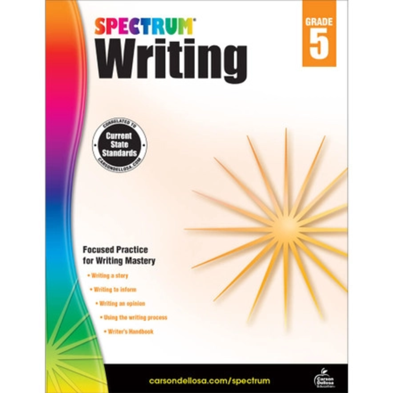 CARSON DELLOSA PUBLISHING CO Spectrum Writing Workbook Grade 5