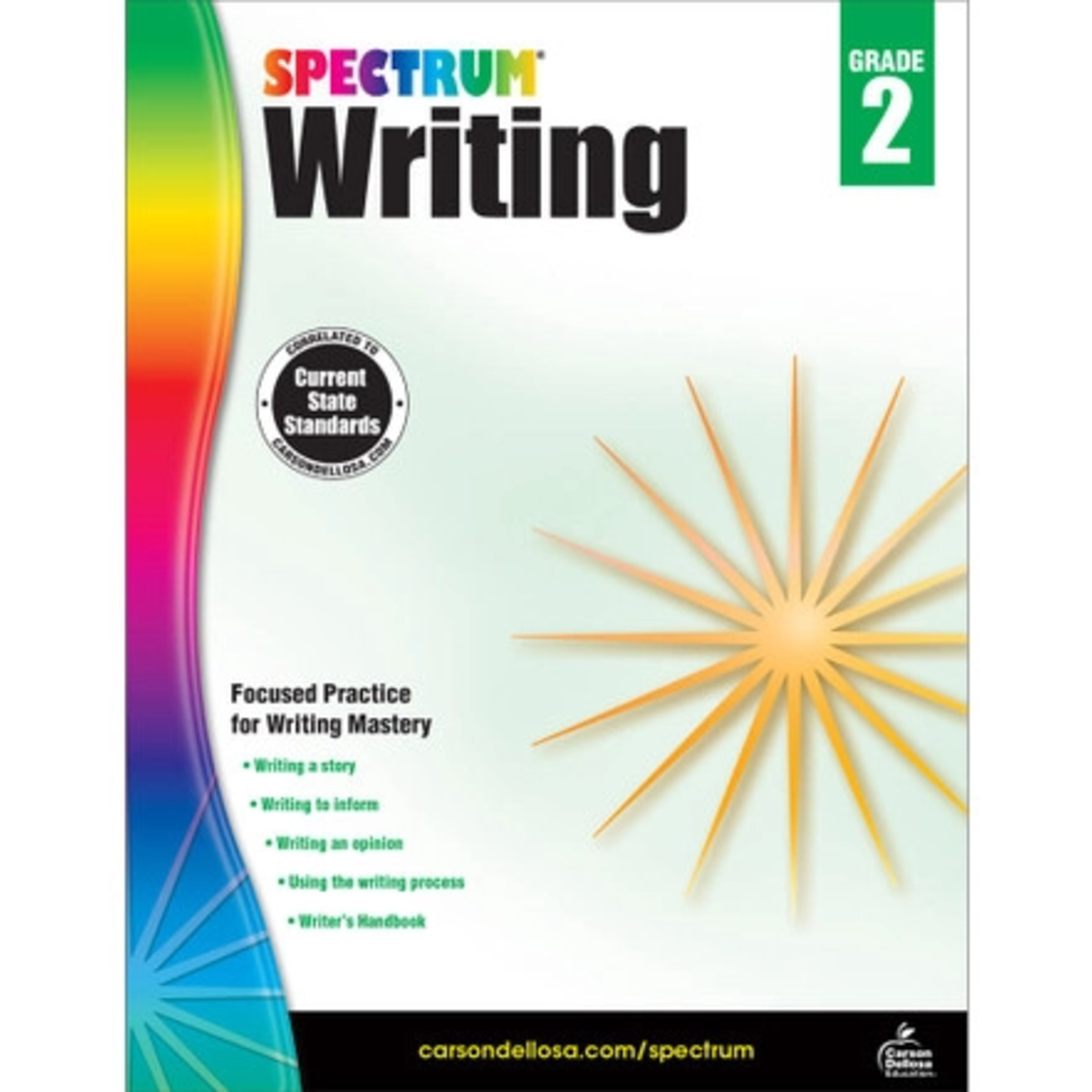 CARSON DELLOSA PUBLISHING CO Spectrum Writing Workbook Grade 2