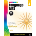 CARSON DELLOSA PUBLISHING CO Spectrum Language Arts Workbook Grade 4