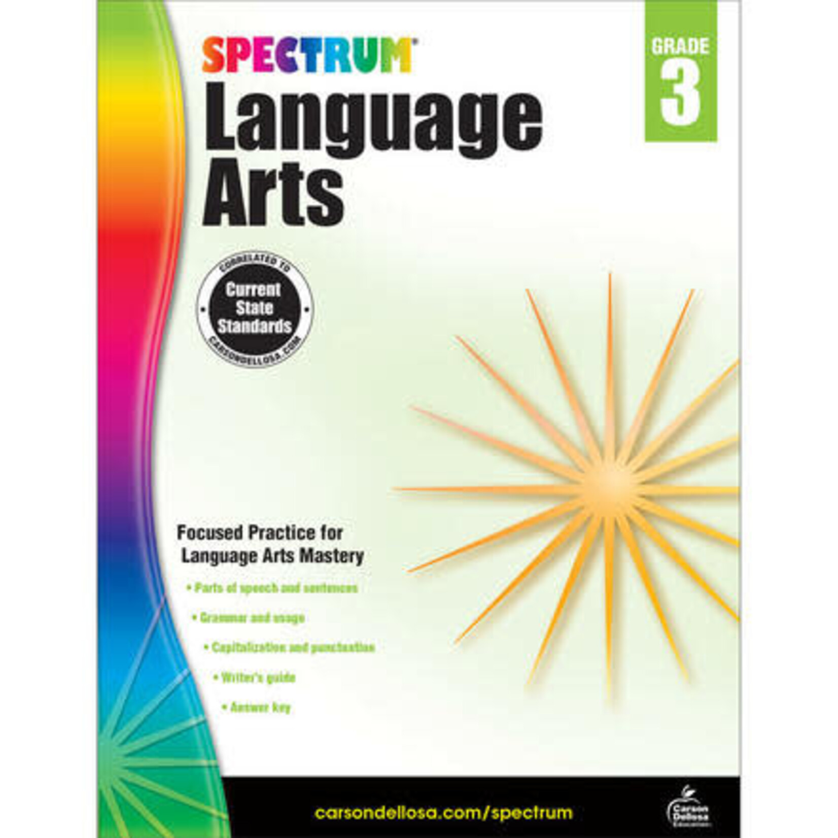 CARSON DELLOSA PUBLISHING CO Spectrum Language Arts Workbook Grade 3