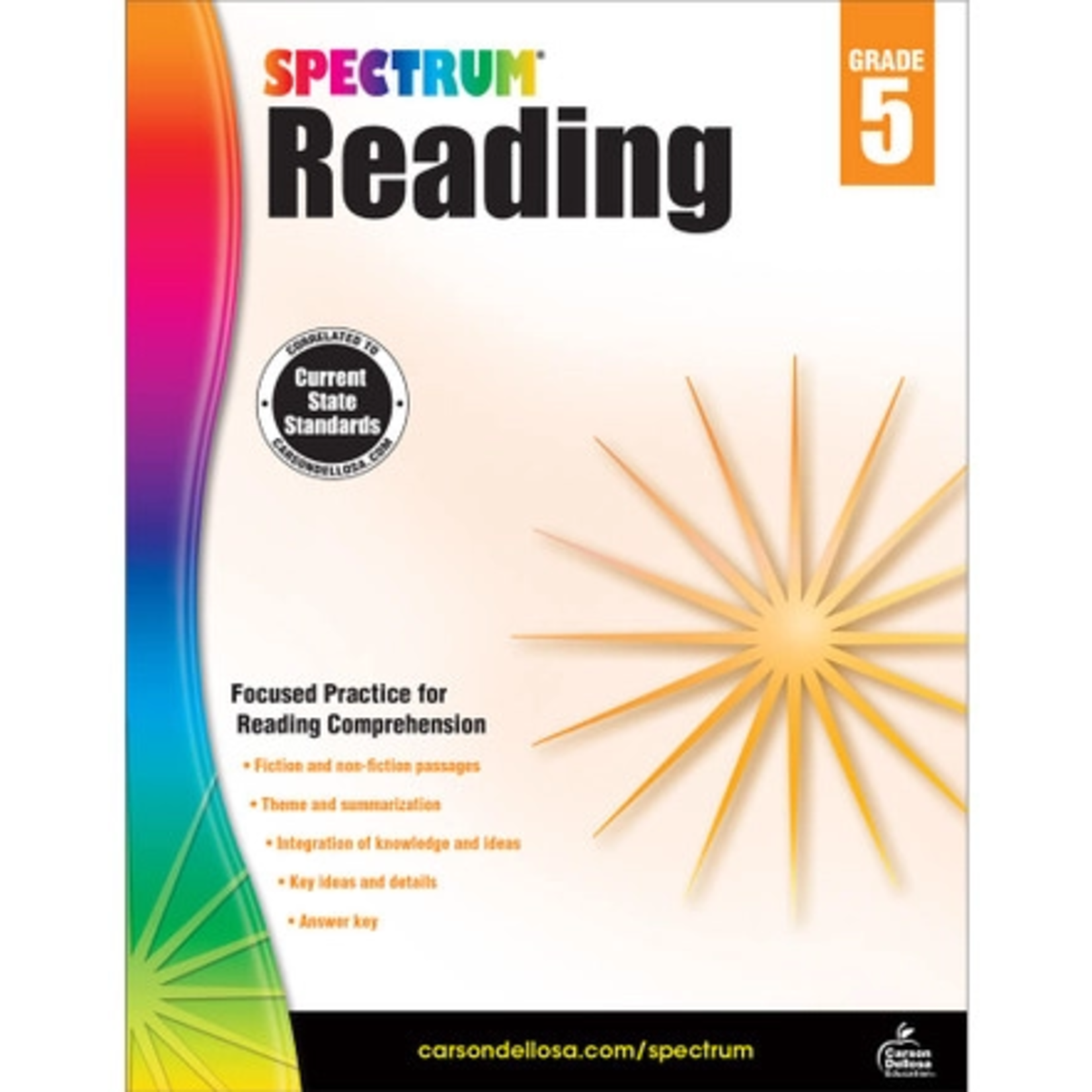 CARSON DELLOSA PUBLISHING CO Spectrum Reading Workbook Grade 5