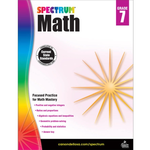 CARSON DELLOSA PUBLISHING CO Spectrum Math Workbook Grade 7