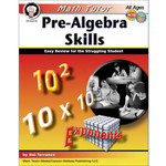 CARSON DELLOSA PUBLISHING CO Math Tutor: Pre-Algebra Resource Book Grade 6-12