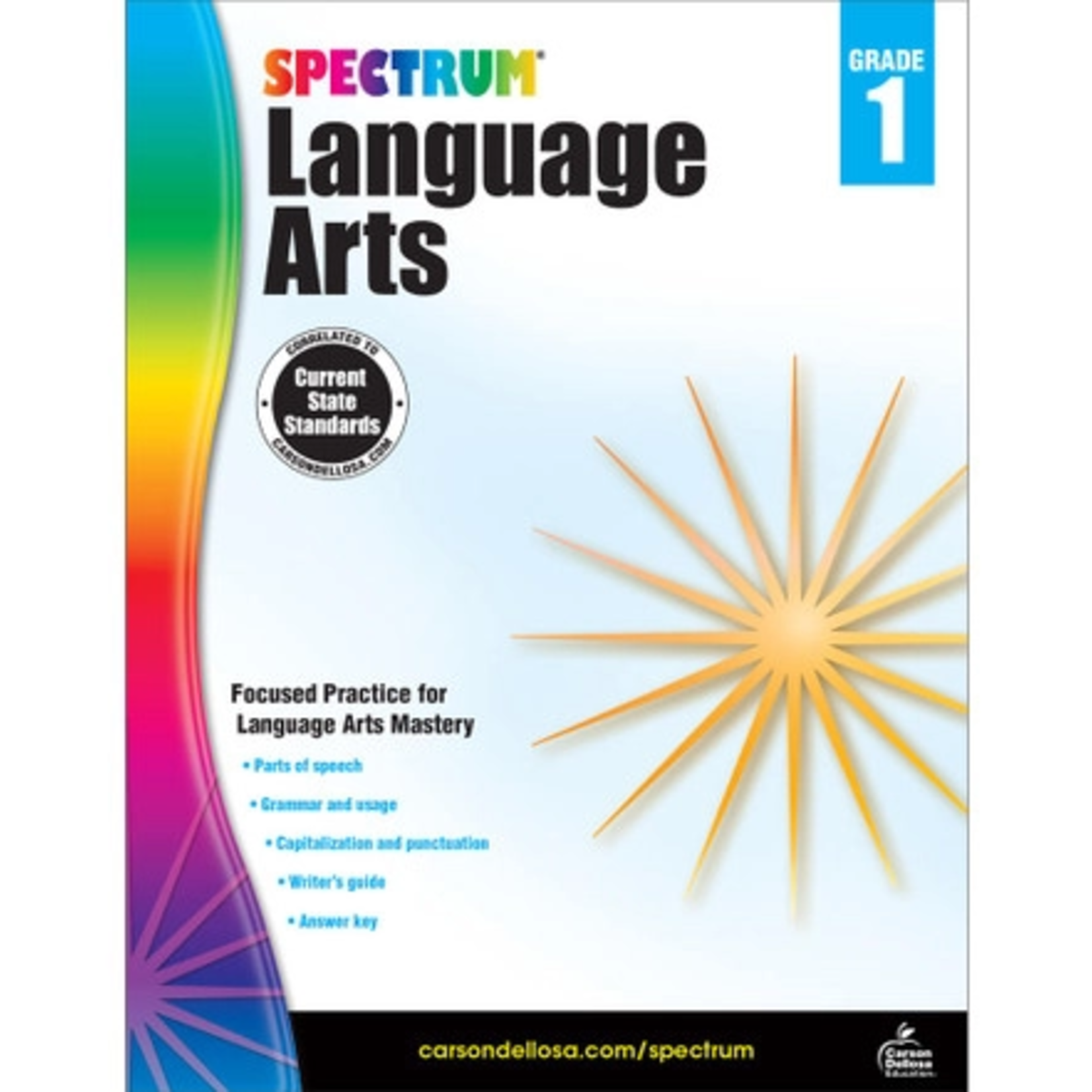 CARSON DELLOSA PUBLISHING CO Spectrum Language Arts Workbook Grade 1