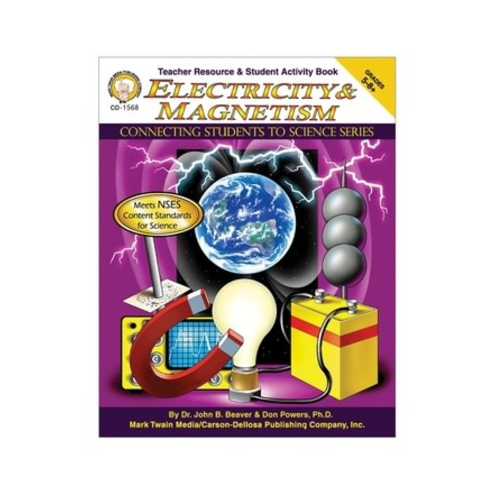 CARSON DELLOSA PUBLISHING CO Electricity & Magnetism Resource Book Grade 5-12