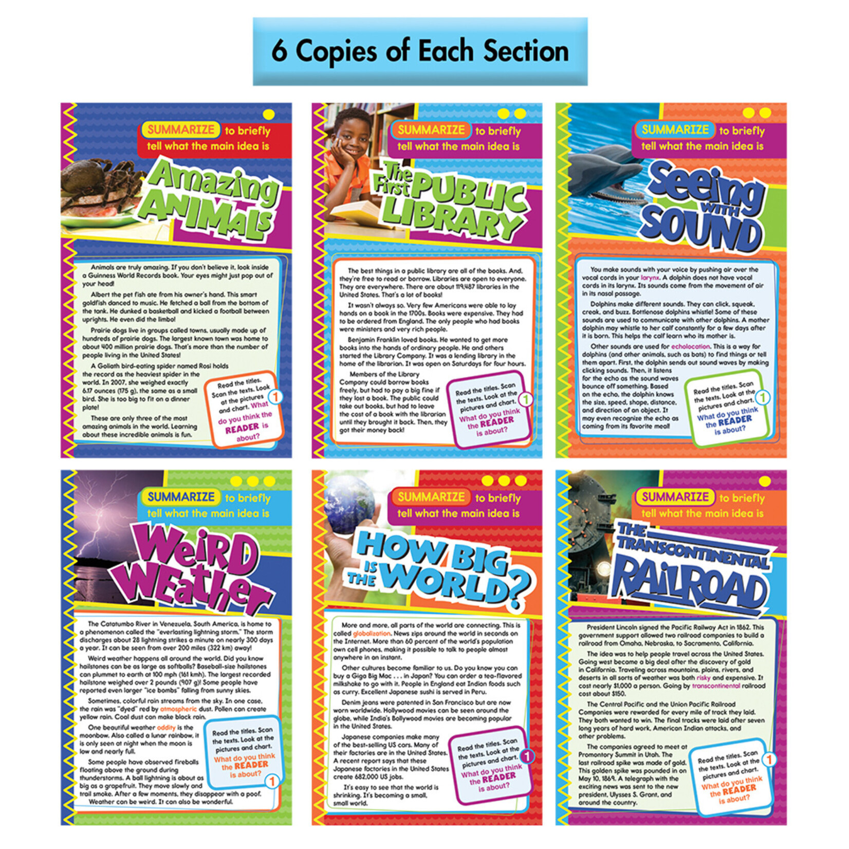 CARSON DELLOSA PUBLISHING CO Guided Reading: Summarize Resource Book Grade 5-6