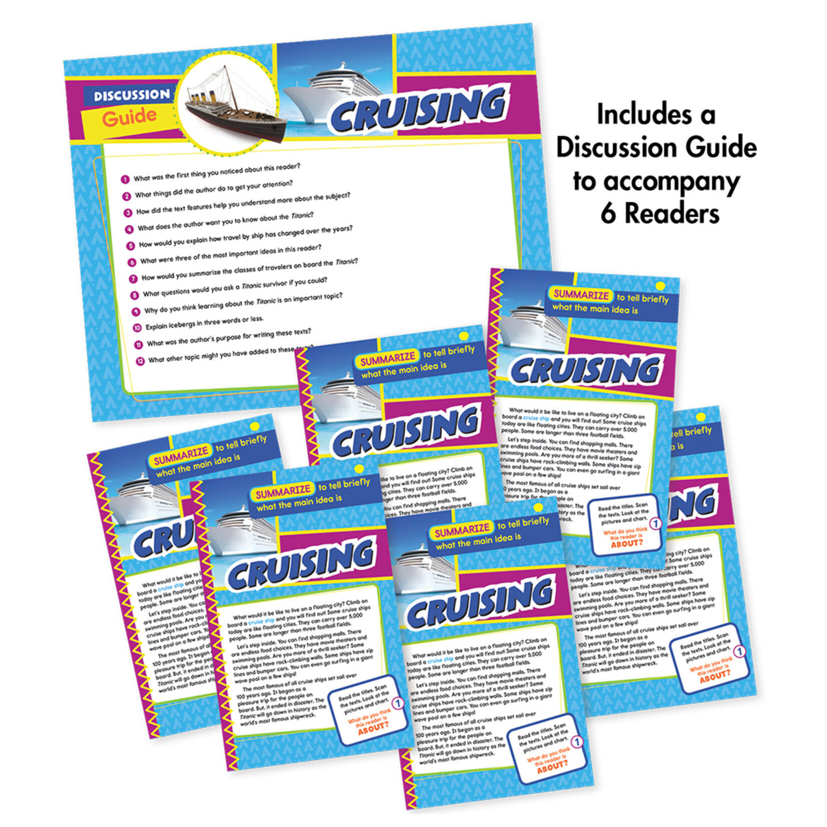 CARSON DELLOSA PUBLISHING CO Guided Reading: Summarize Resource Book Grade 3-4