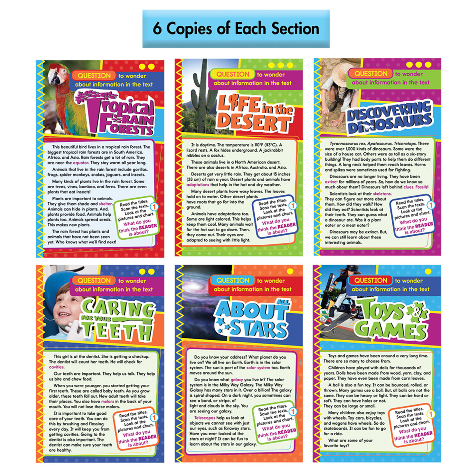 CARSON DELLOSA PUBLISHING CO Guided Reading: Question Resource Book Grade 1-2