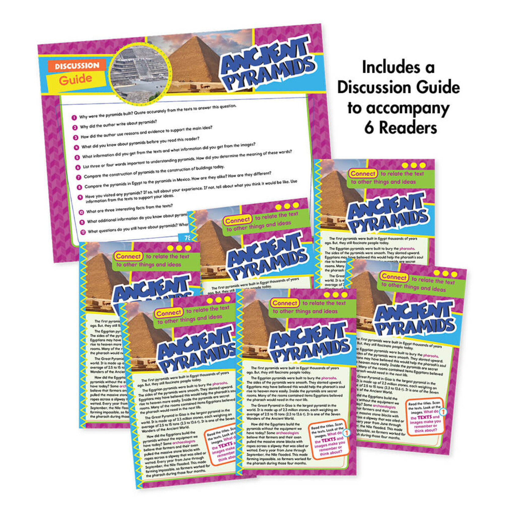 CARSON DELLOSA PUBLISHING CO Guided Reading: Connect Resource Book Grade 5-6