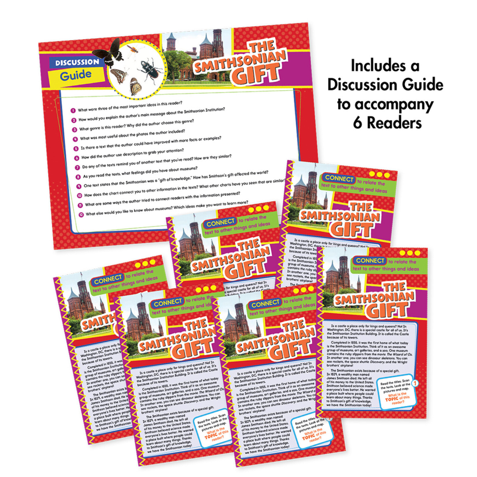 CARSON DELLOSA PUBLISHING CO Guided Reading: Connect Resource Book Grade 3-4