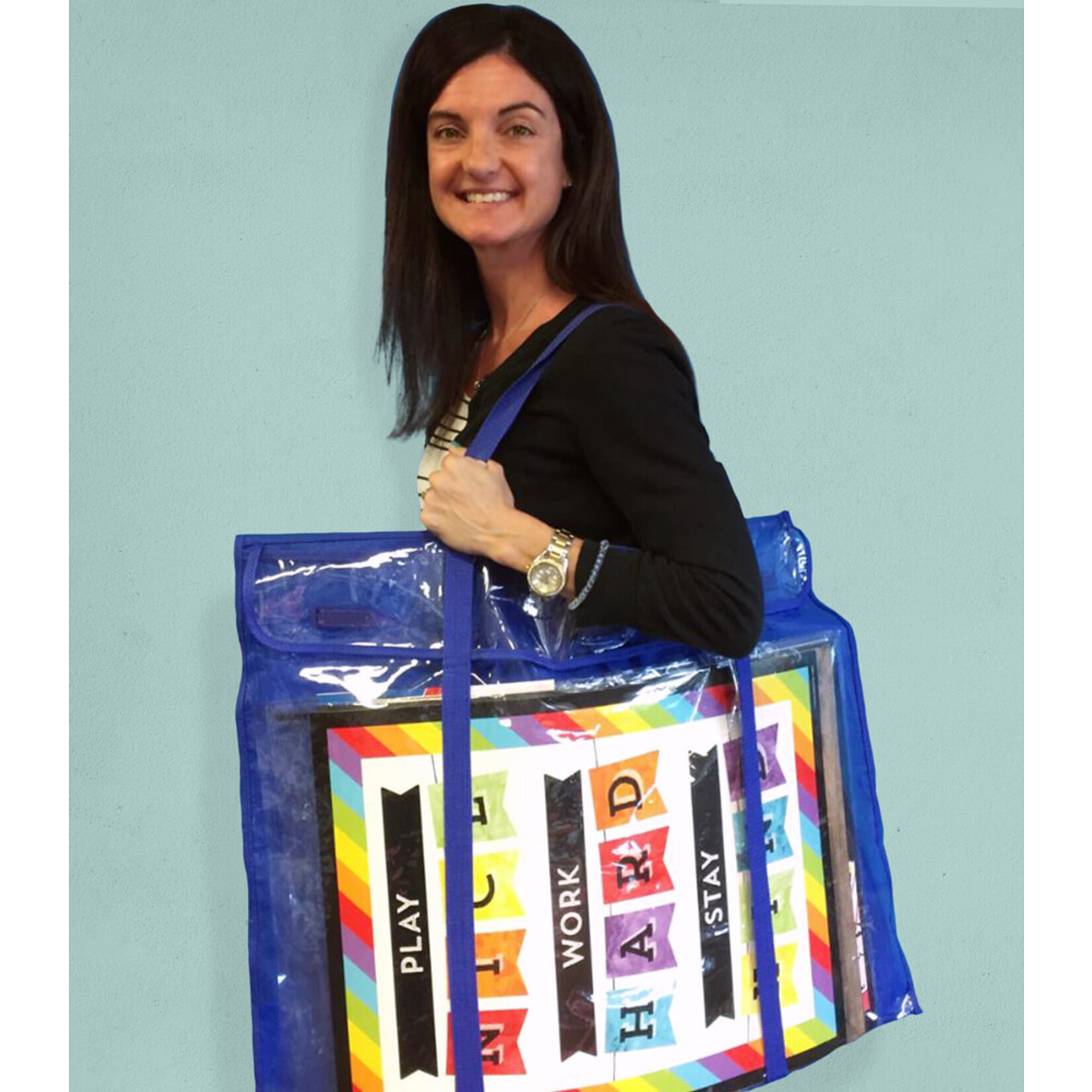 CARSON DELLOSA PUBLISHING CO Deluxe Bulletin Board Storage Pocket Chart Storage