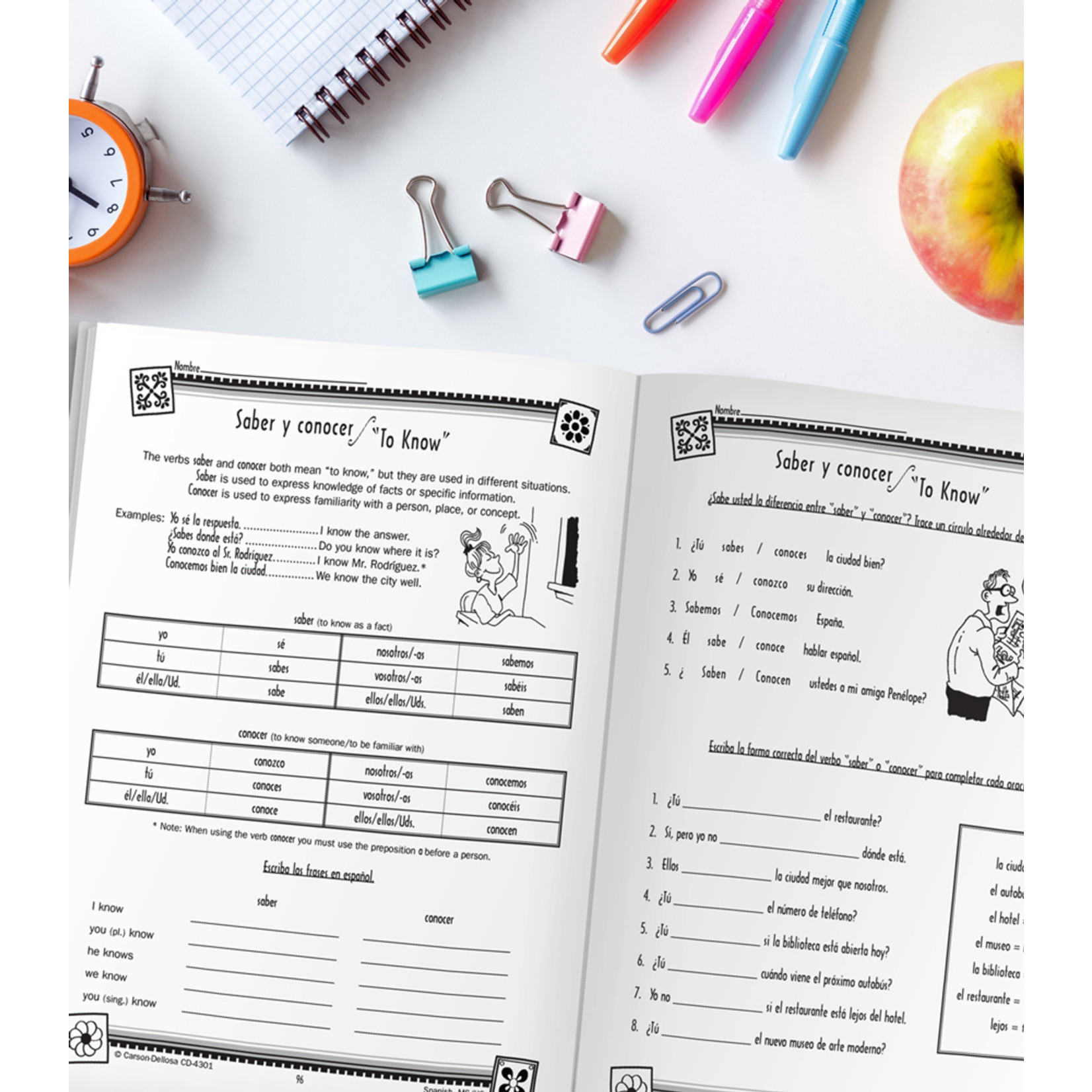 CARSON DELLOSA PUBLISHING CO Skills for Success Spanish Resource Book Grade 6-12