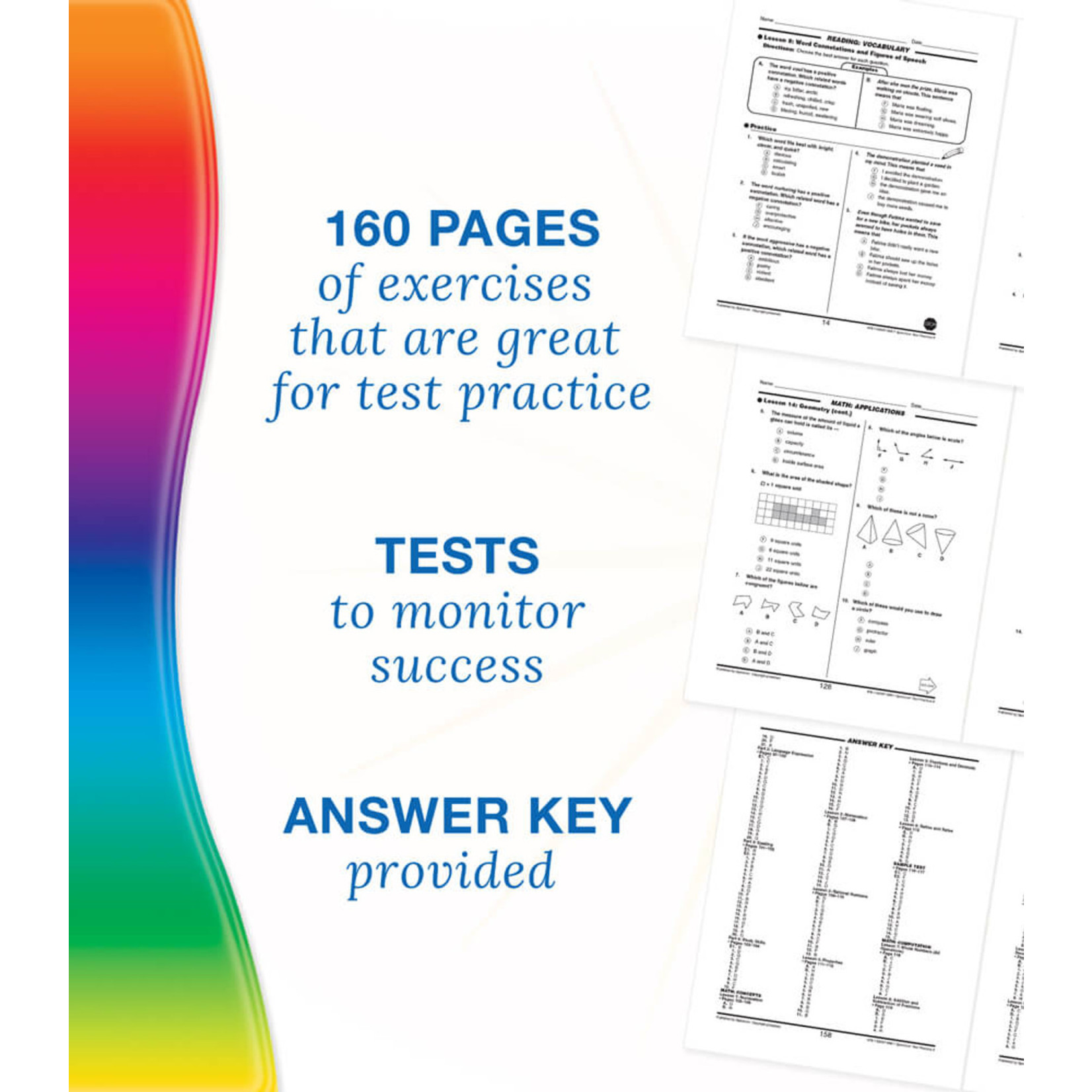 CARSON DELLOSA PUBLISHING CO Spectrum Test Practice Workbook Grade 6